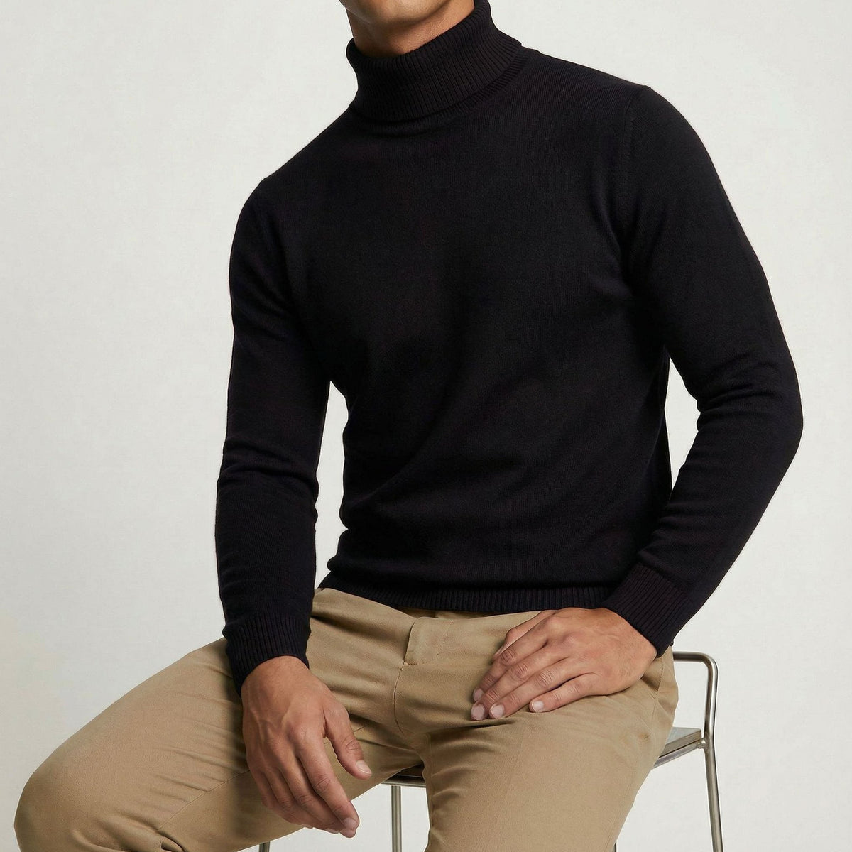 Bayer Modehaus - Herren Rollkragenpullover aus Feinstrick, klassisch geschnitten - Produktbild 6