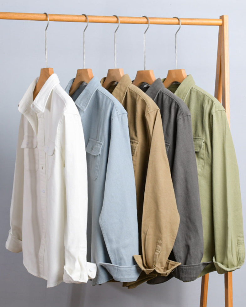 Bayer Modehaus - Herren Overshirt mit Pattentaschen und Knopfleiste, Langarm - Produktbild 5