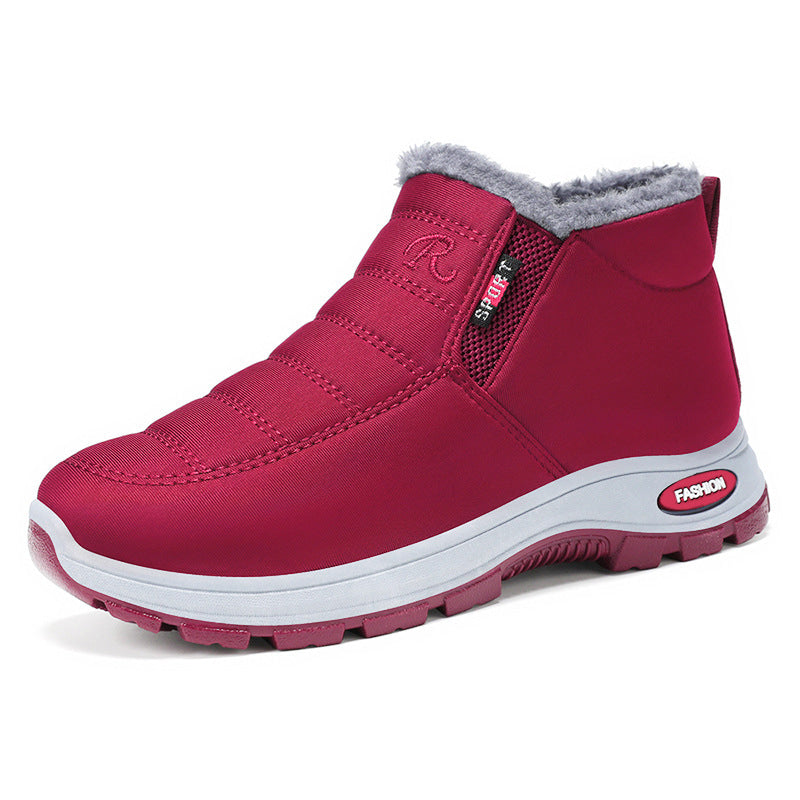 Boots mit Futter in Schlupfform für Damen