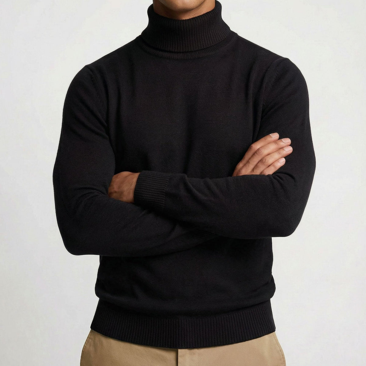 Bayer Modehaus - Herren Rollkragenpullover aus Feinstrick, klassisch geschnitten - Produktbild 4