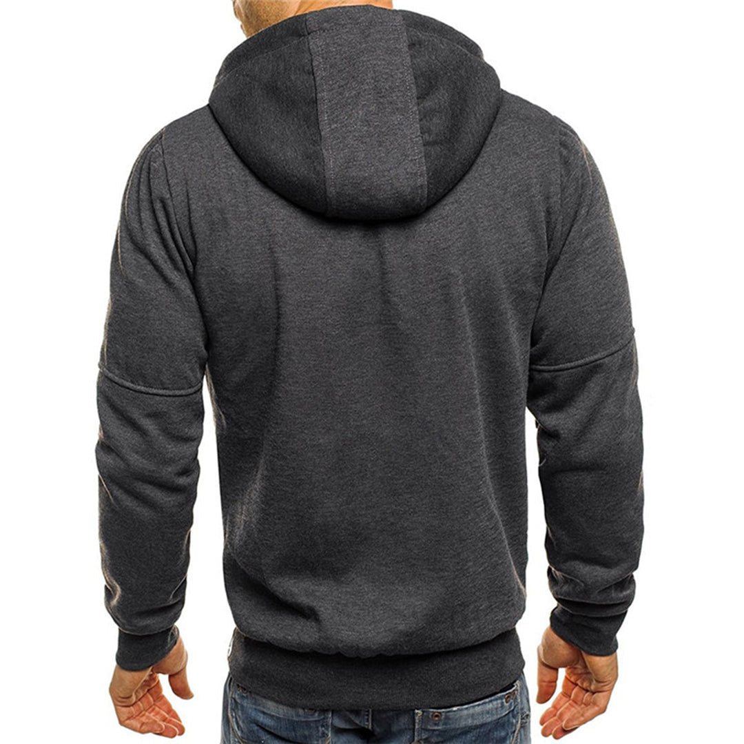 Hoodie mit durchgehendem Zipper und Kapuze für Herren - Ansicht 6