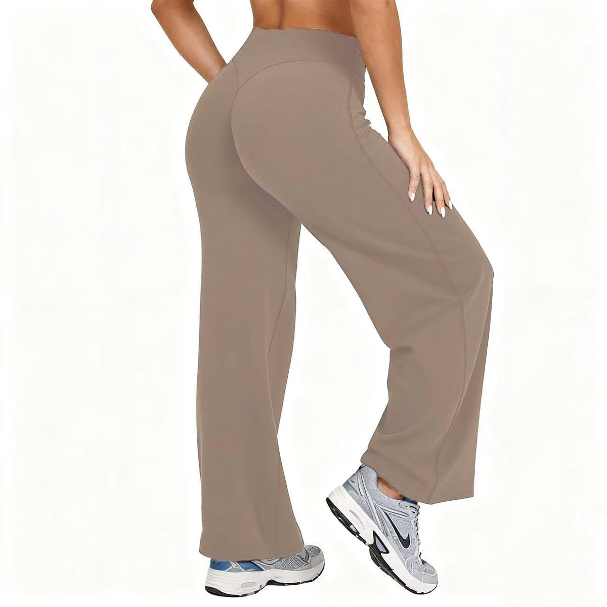 Hose mit geradem Bein und Einsätzen für Damen