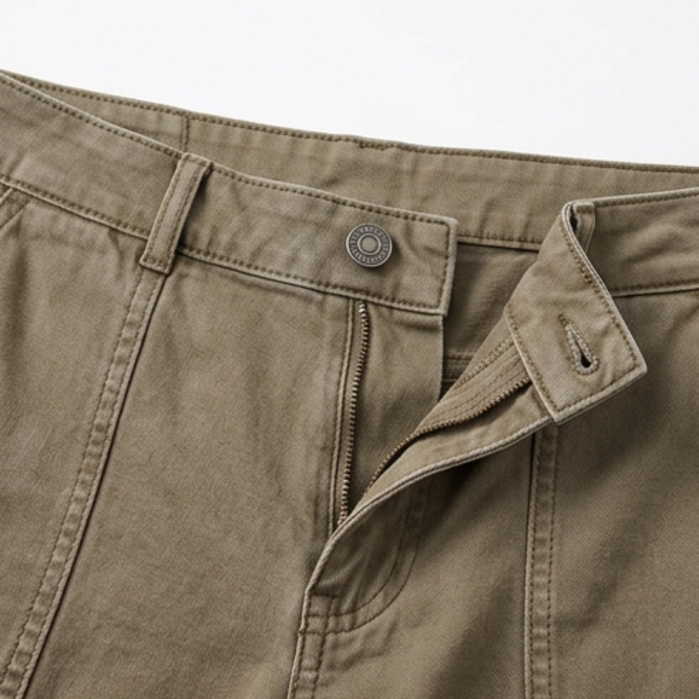 Hose mit hohem Bund und schmalem Bein für Damen