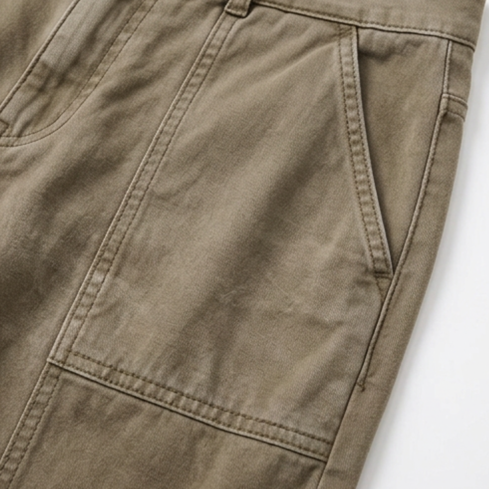 Hose mit hohem Bund und schmalem Bein für Damen