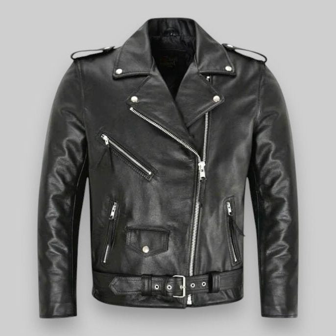 Jacke mit Reverskragen und Hüftgürtel für Herren
