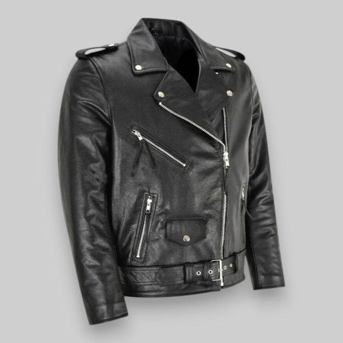 Jacke mit Reverskragen und Hüftgürtel für Herren