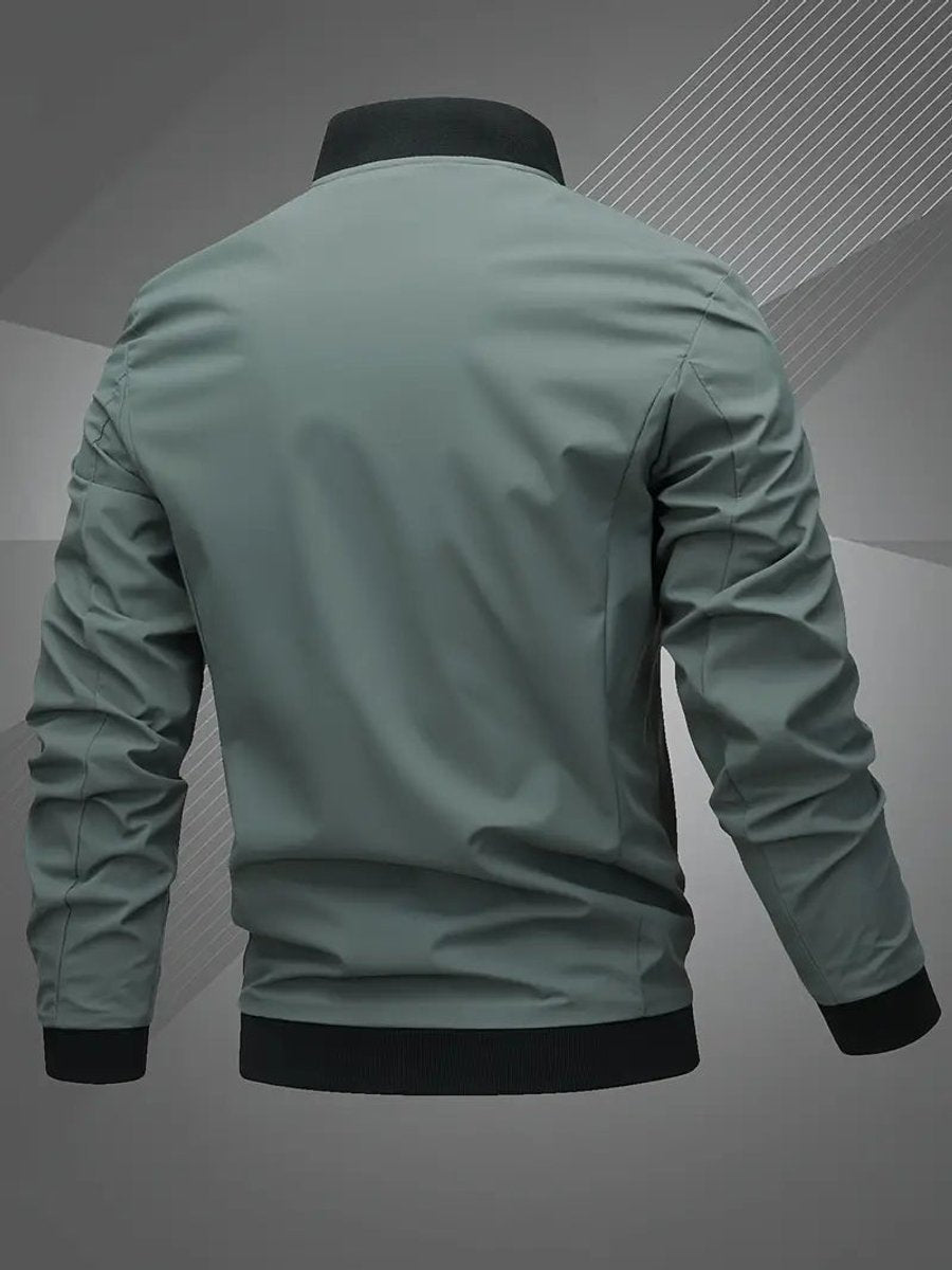 Jacken Herren Bomberjacke aus Polyester mit Baseball-Kragen
