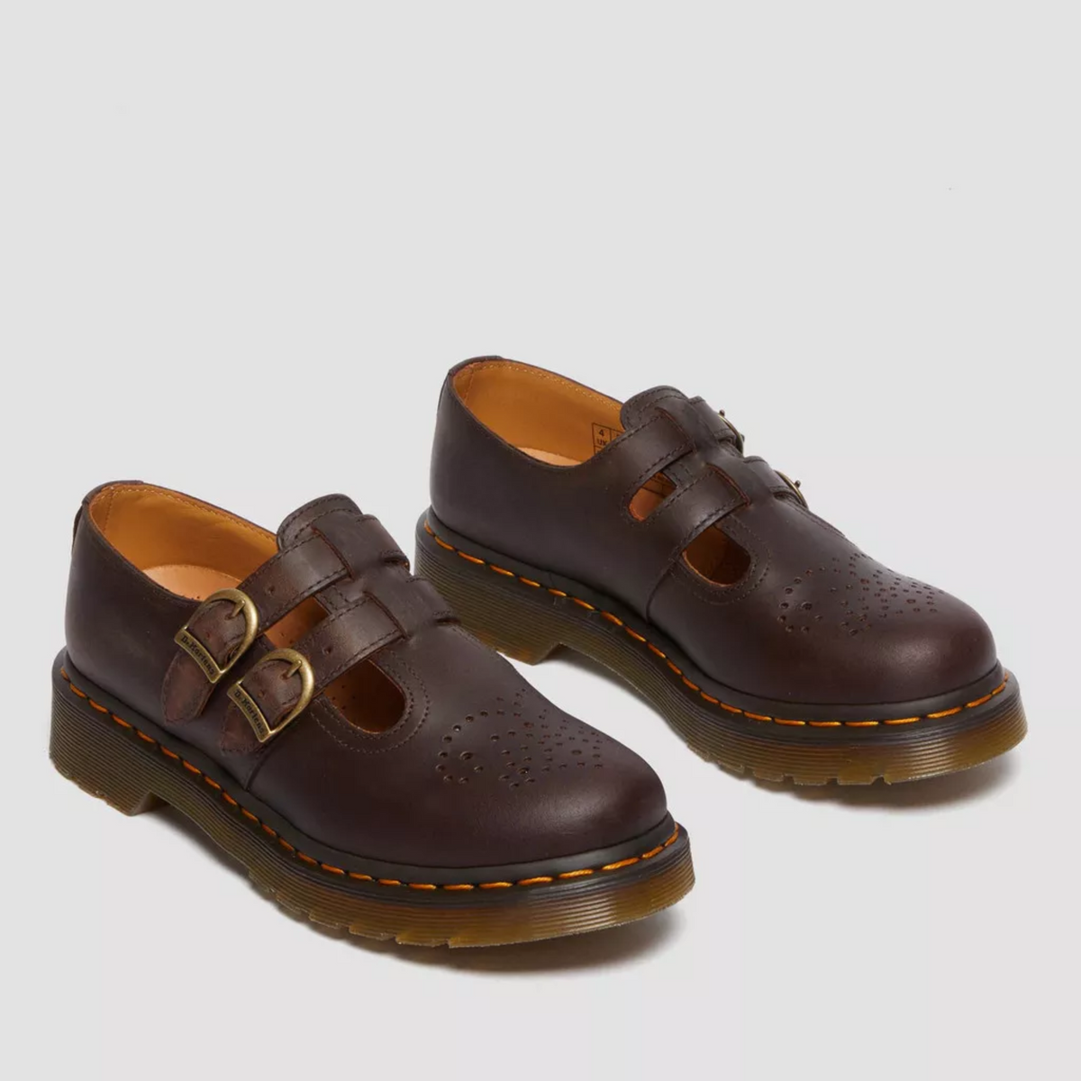 Mary Jane Schuhe mit Herzlochung und Schnallen für Damen