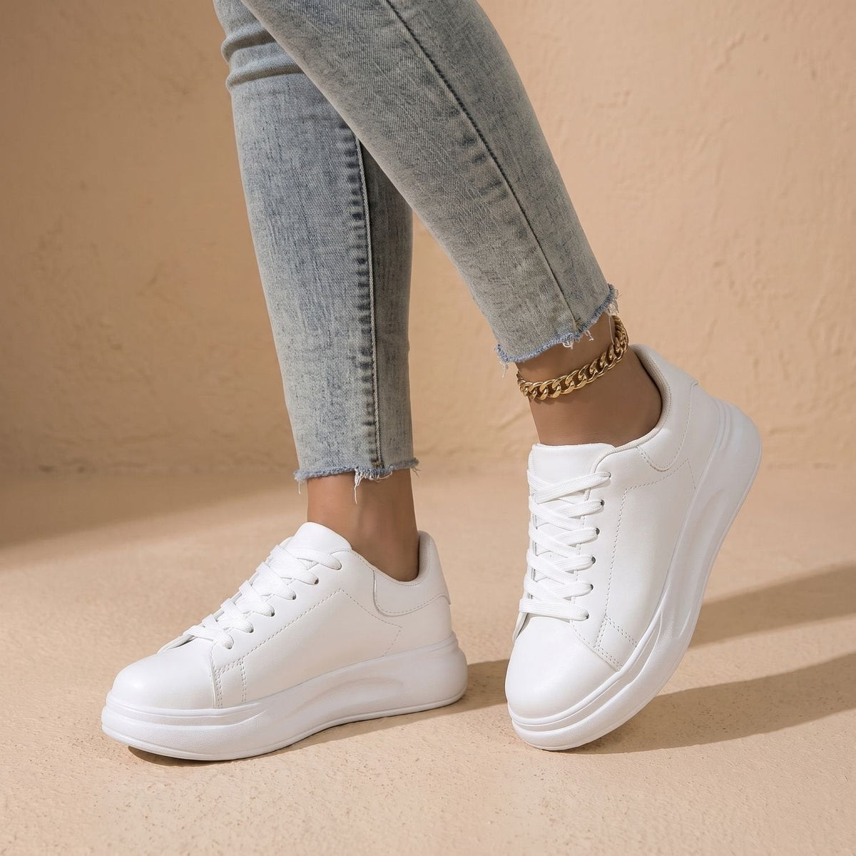 Orthopädische Schuhe Damen mit Fußgewölbestütze und Dämpfung, Sneaker