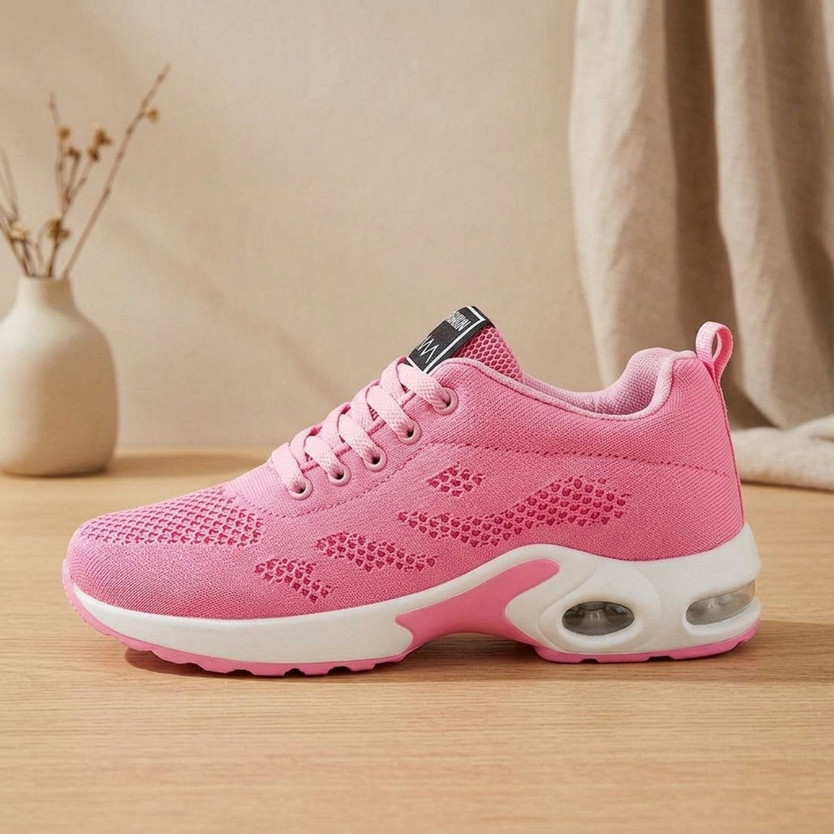 Orthopädische Schuhe Damen mit Luftkissen-Plateausohle, breite Sneaker