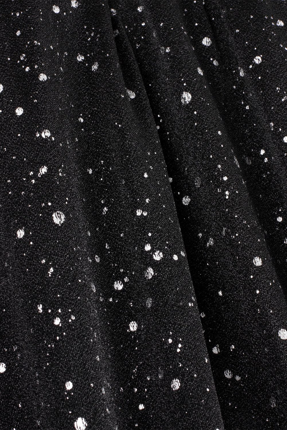 Pailletten Kleid mit Wickelschnitt und V-Ausschnitt für Damen
