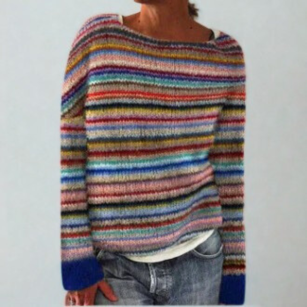 Pullover im Retro-Stil für Damen