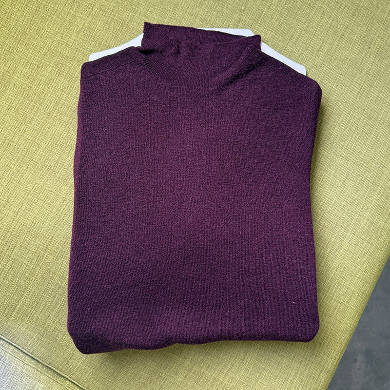 Pullover mit Feinstrick und halbhohem Kragen für Damen