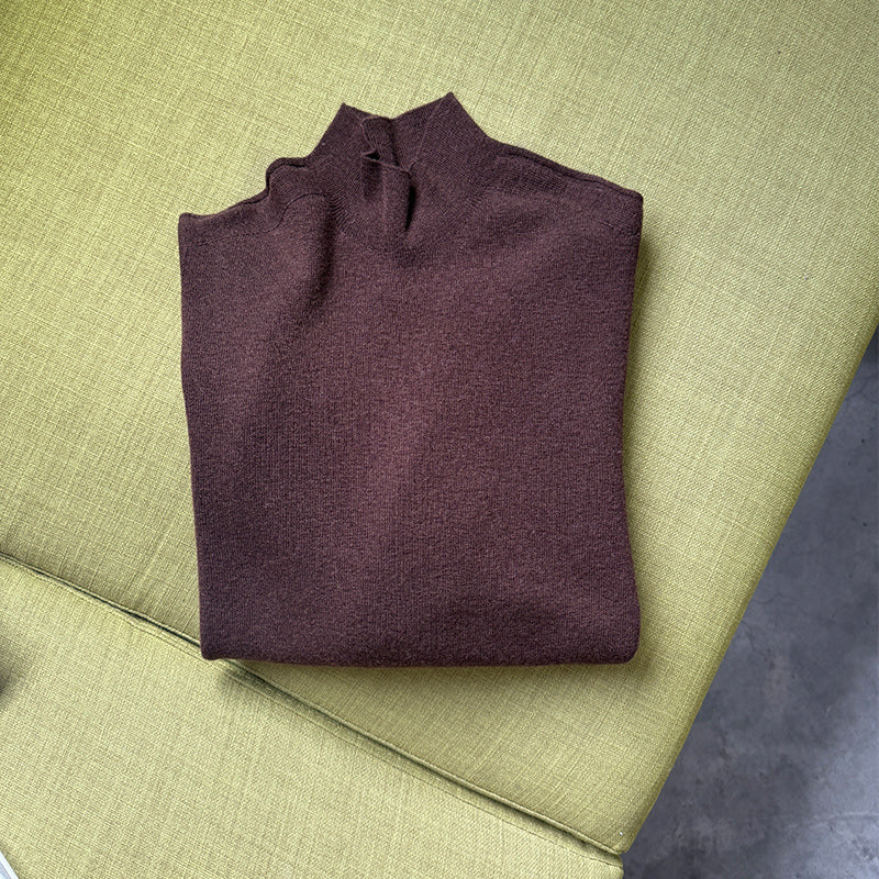 Pullover mit Feinstrick und halbhohem Kragen für Damen