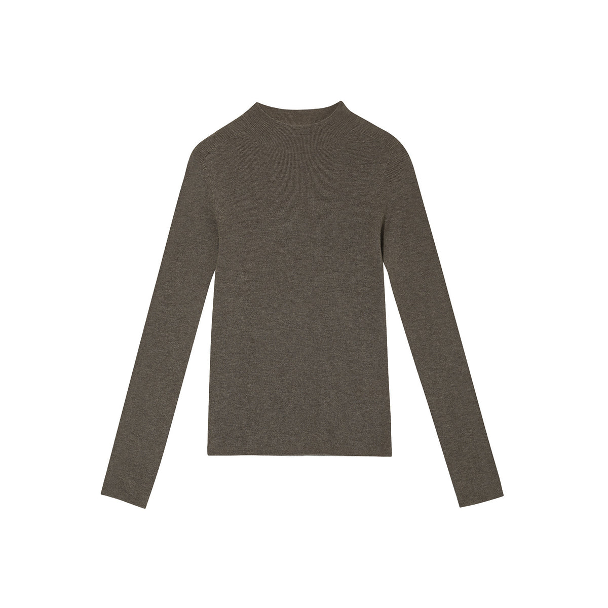 Pullover mit Feinstrick und halbhohem Kragen für Damen