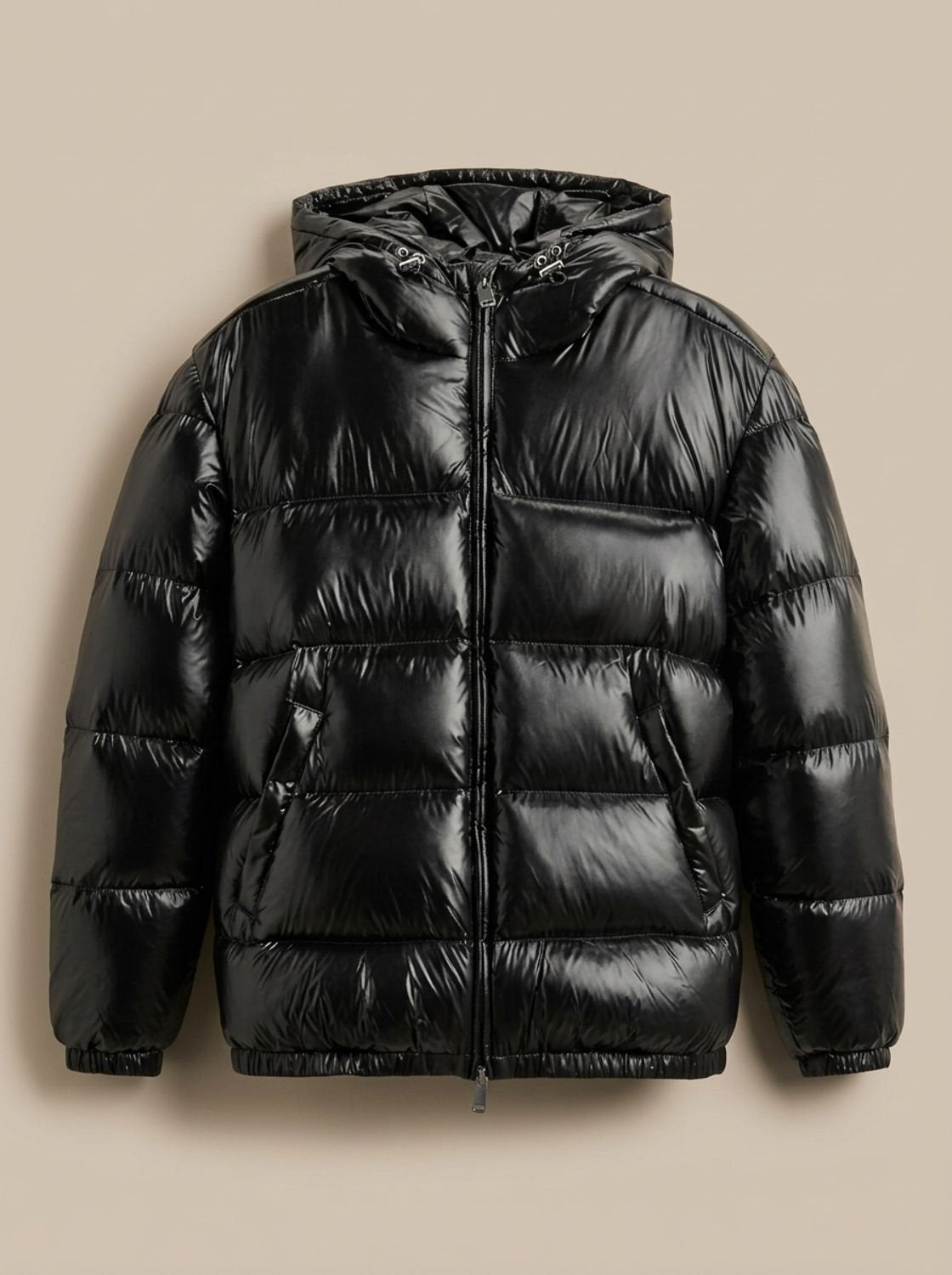Steppjacke Herren mit Daunenfüllung, wasserabweisend und hüftlang