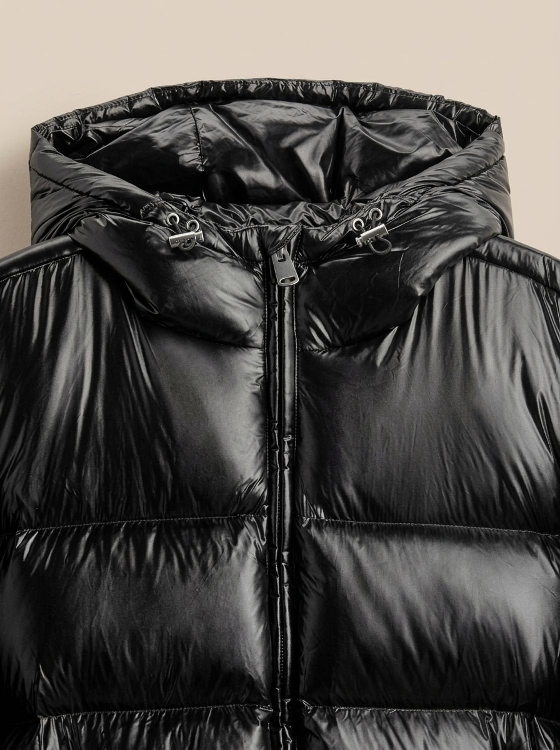 Steppjacke Herren mit Daunenfüllung, wasserabweisend und hüftlang
