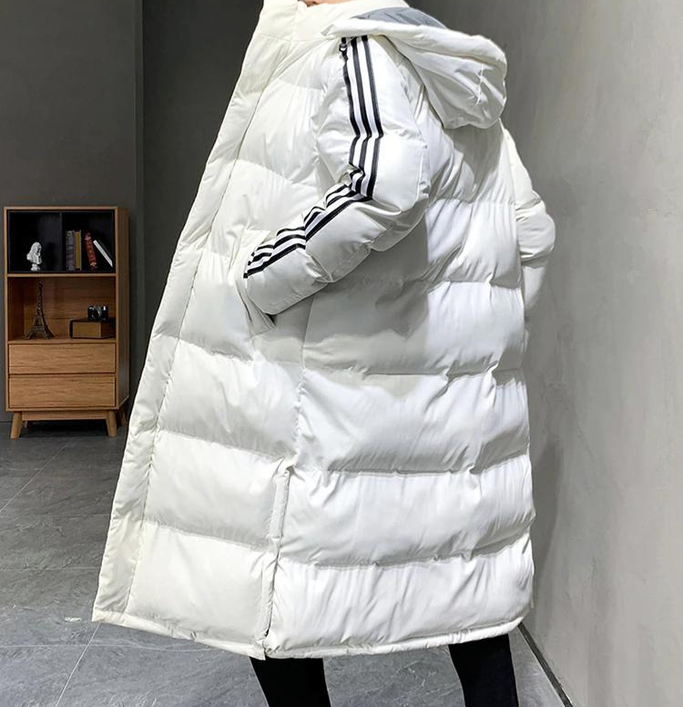 Winterjacke mit Steppung und langem Schnitt für Herren - Ansicht 6