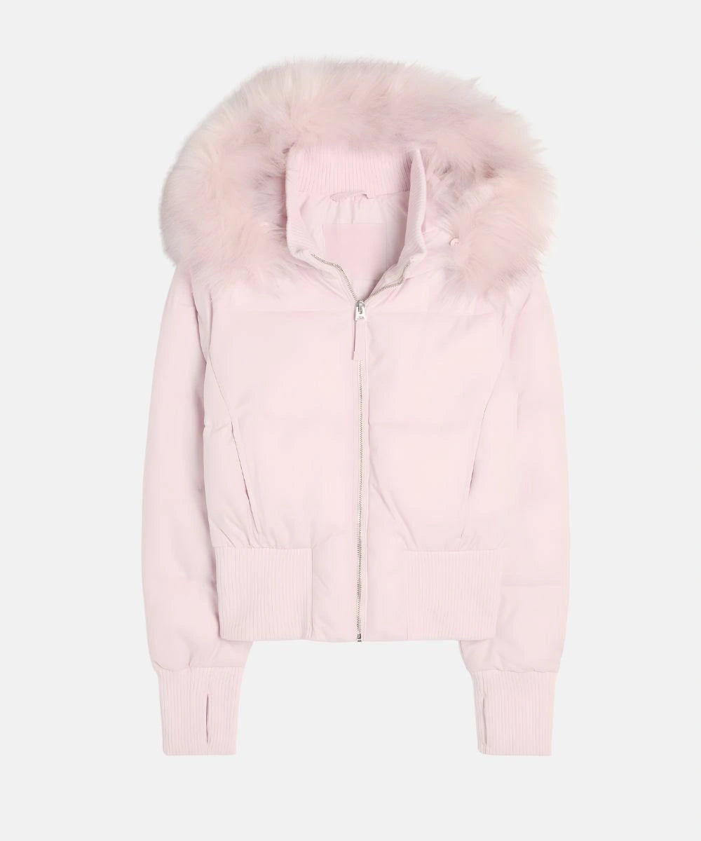 Winterjacke mit Steppung und Kunstfellkapuze für Damen