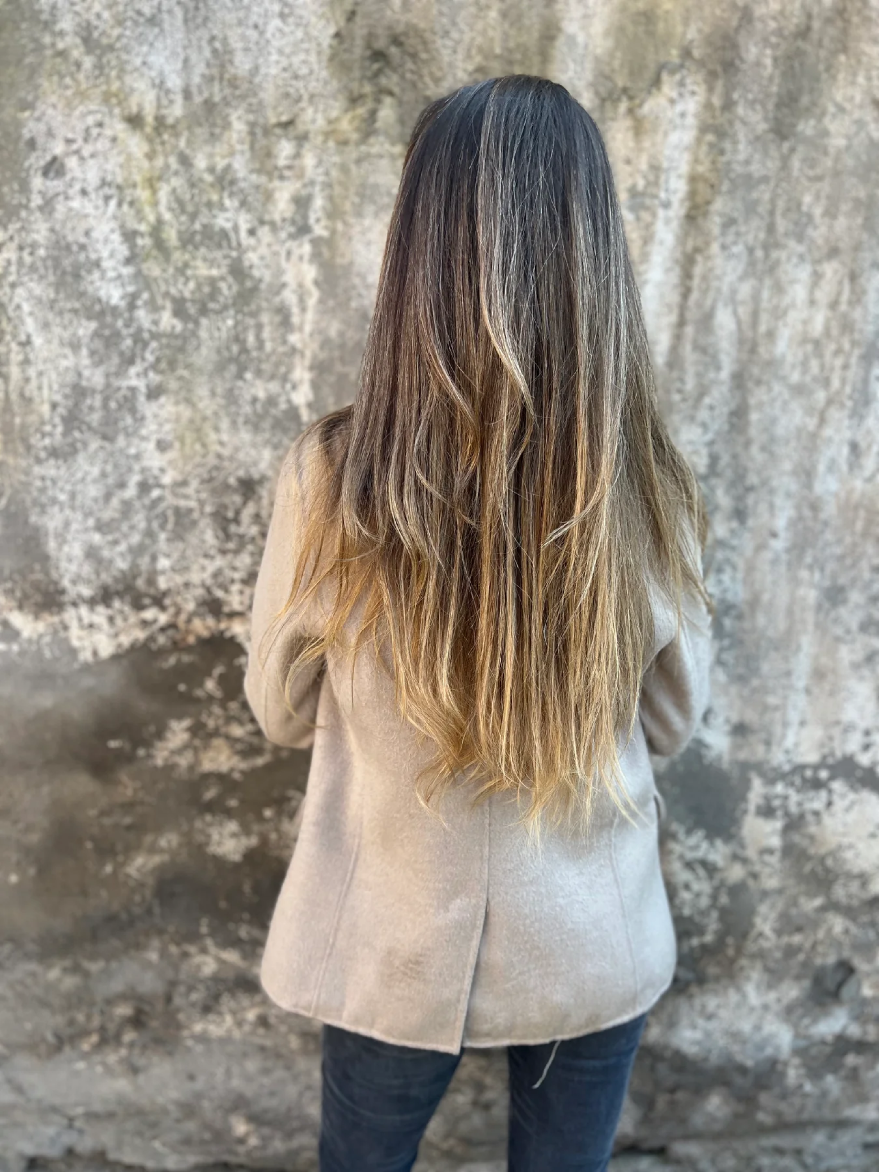 Einreihiger Damen-Blazer mit Reverskragen, hüftlang - weitere Ansicht