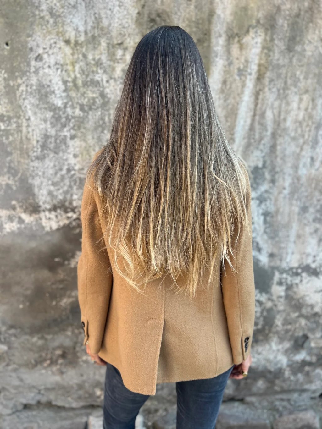 Einreihiger Damen-Blazer mit Reverskragen, hüftlang - weitere Ansicht