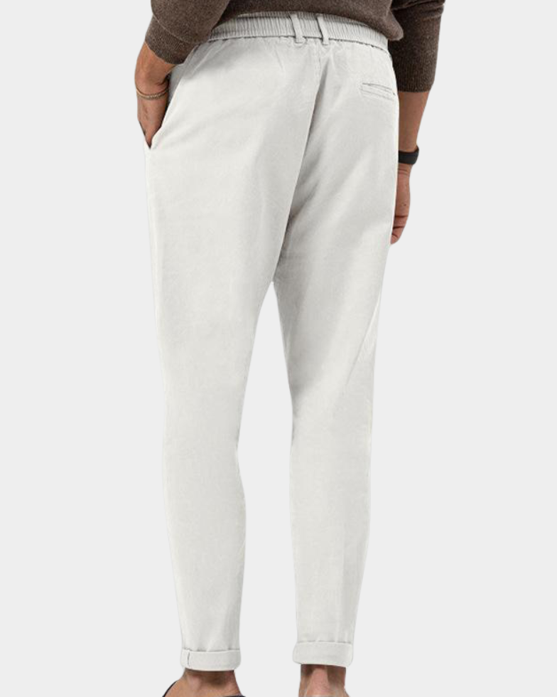 Bayer Modehaus - Herren Bundfaltenhose mit Elastikbund, schmal zulaufend - Produktbild 5