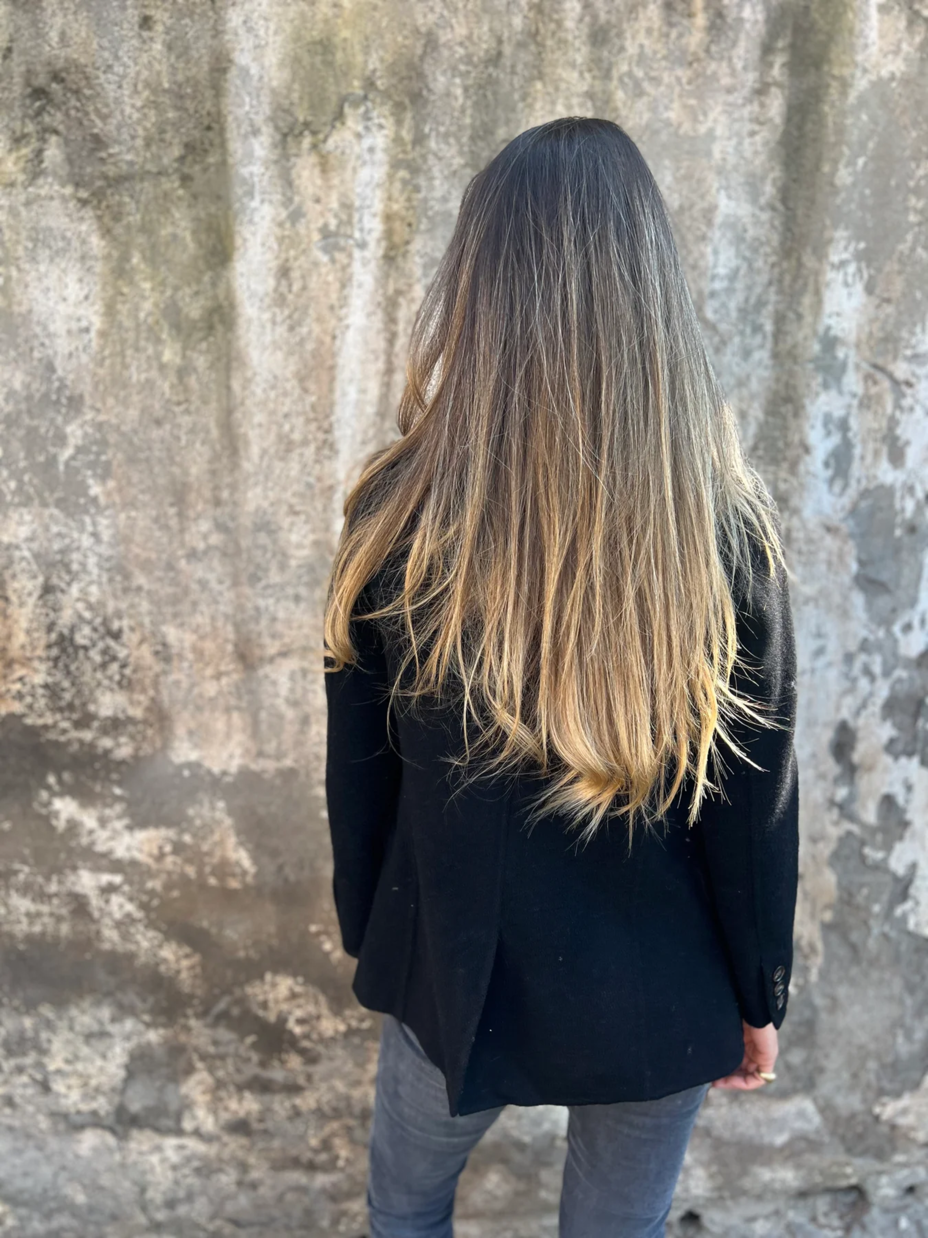 Einreihiger Damen-Blazer mit Reverskragen, hüftlang - weitere Ansicht