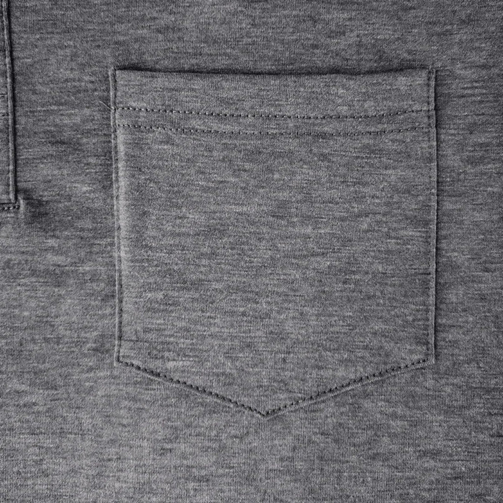 Herren Langarm-Poloshirt mit Polokragen und Brusttasche