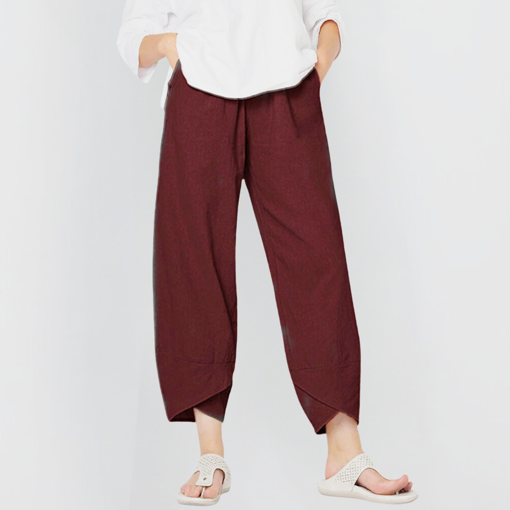 Damen Weite 7/8-Hose mit Ballon-Bein - weitere Ansicht