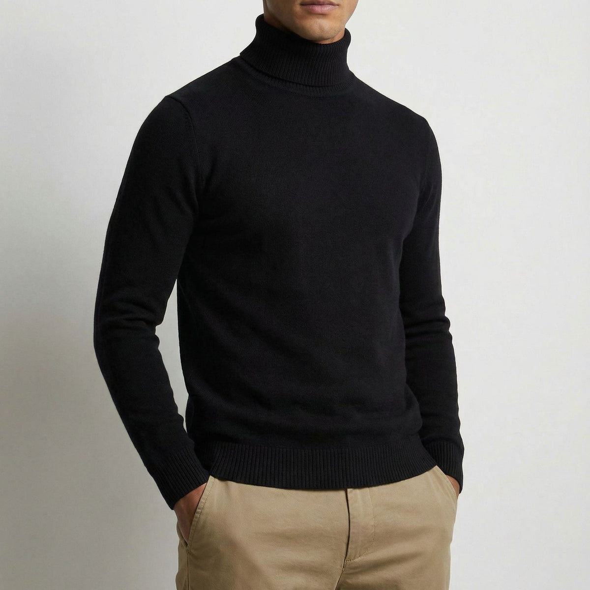 Bayer Modehaus - Herren Rollkragenpullover aus Feinstrick, klassisch geschnitten - Produktbild 3