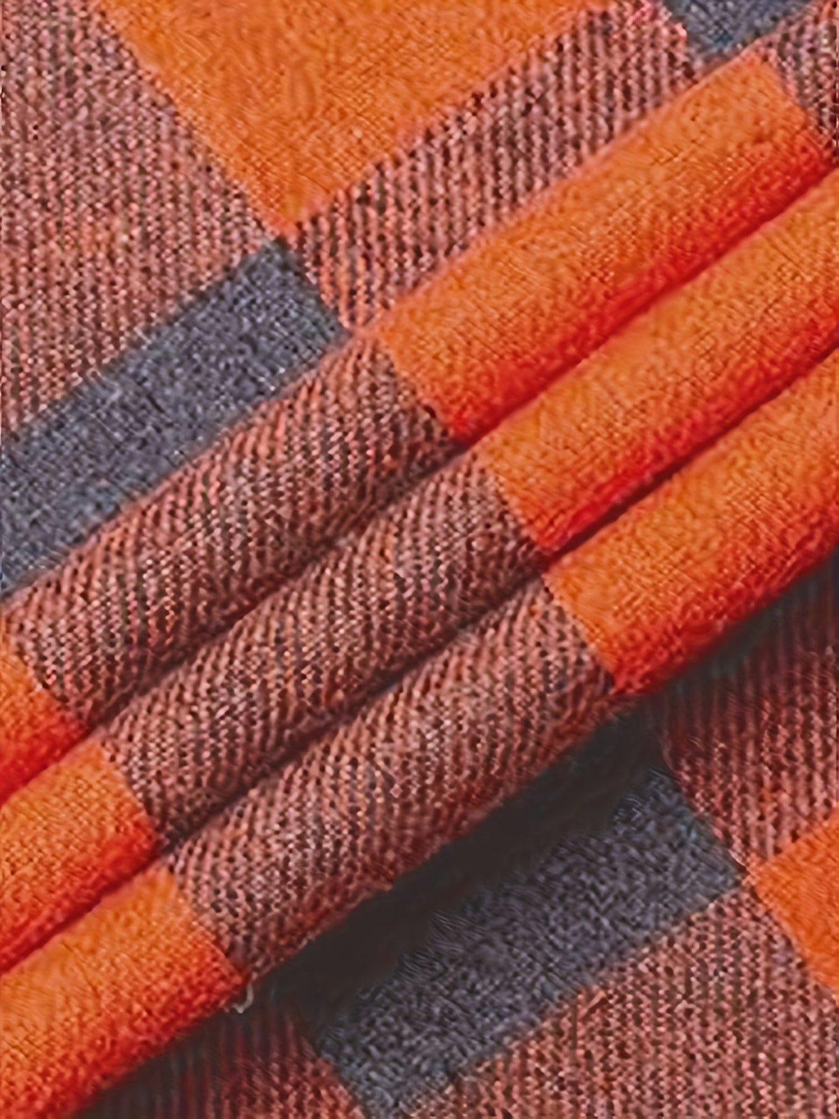 Flanellhemd mit Blockkaro und Brusttaschen für Herren
