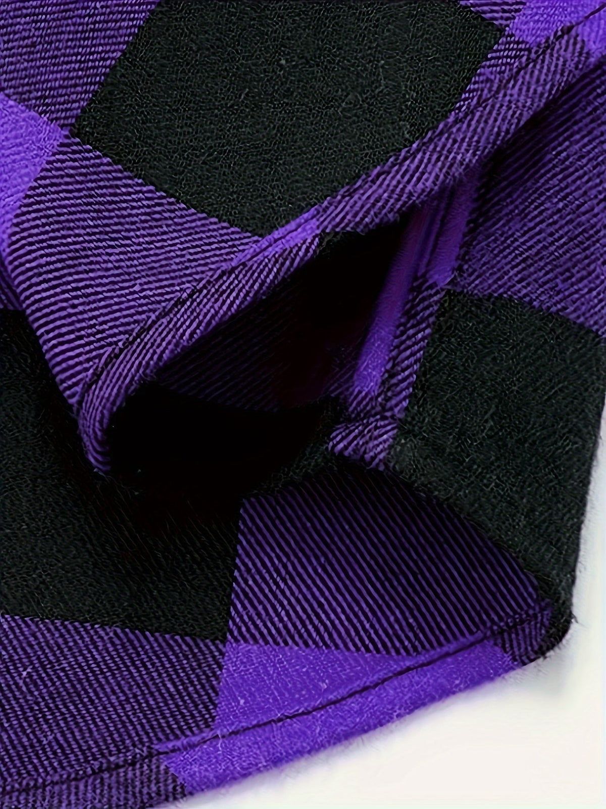 Flanellhemd mit Blockkaro und Brusttaschen für Herren