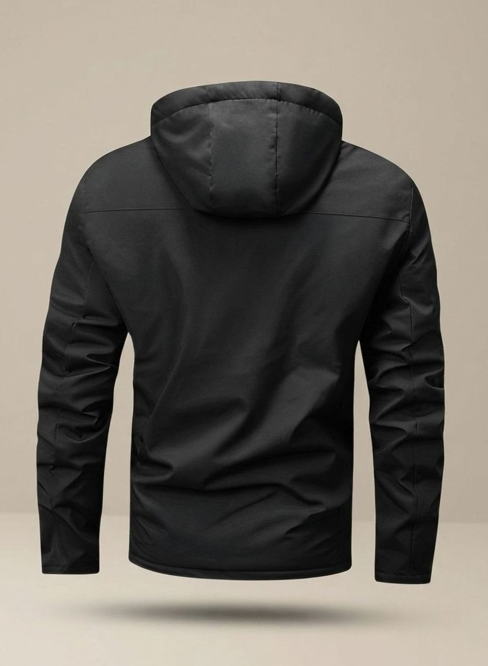 Winterjacke Herren Wasserdichte Kapuzenjacke mit Fleece-Innenfutter
