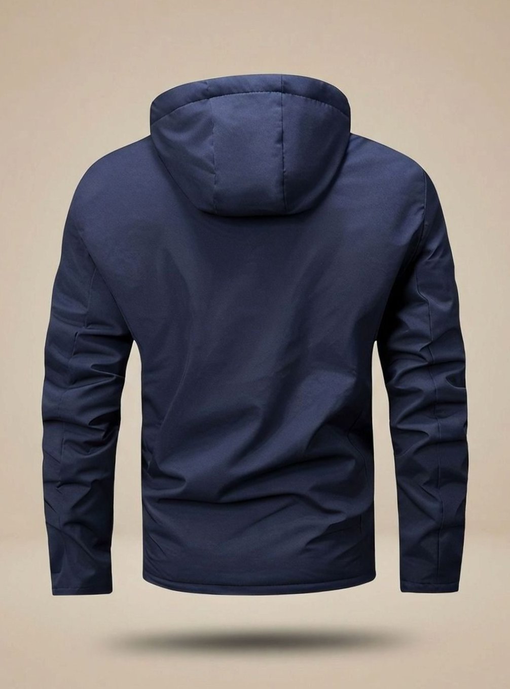 Winterjacke Herren Wasserdichte Kapuzenjacke mit Fleece-Innenfutter