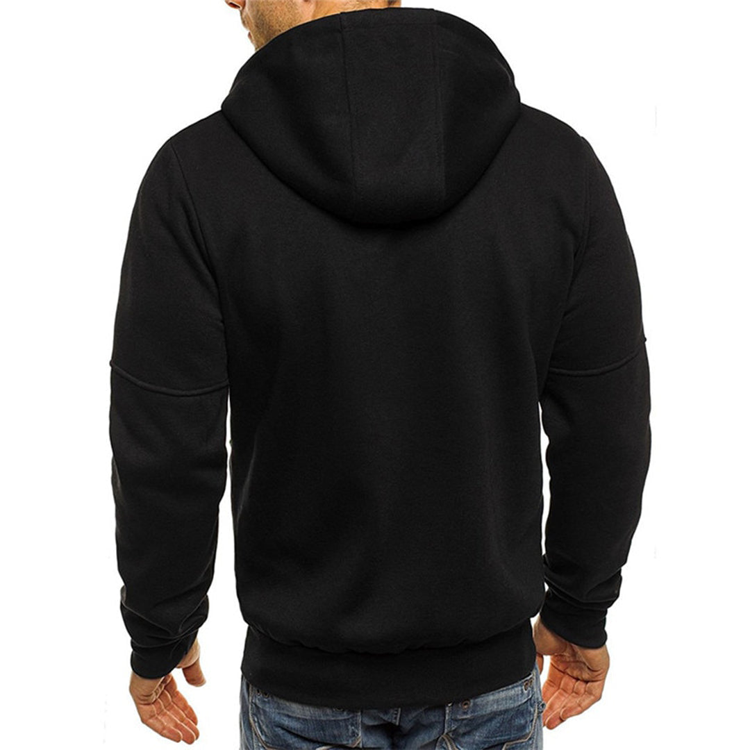 Hoodie mit durchgehendem Zipper und Kapuze für Herren - Ansicht 2