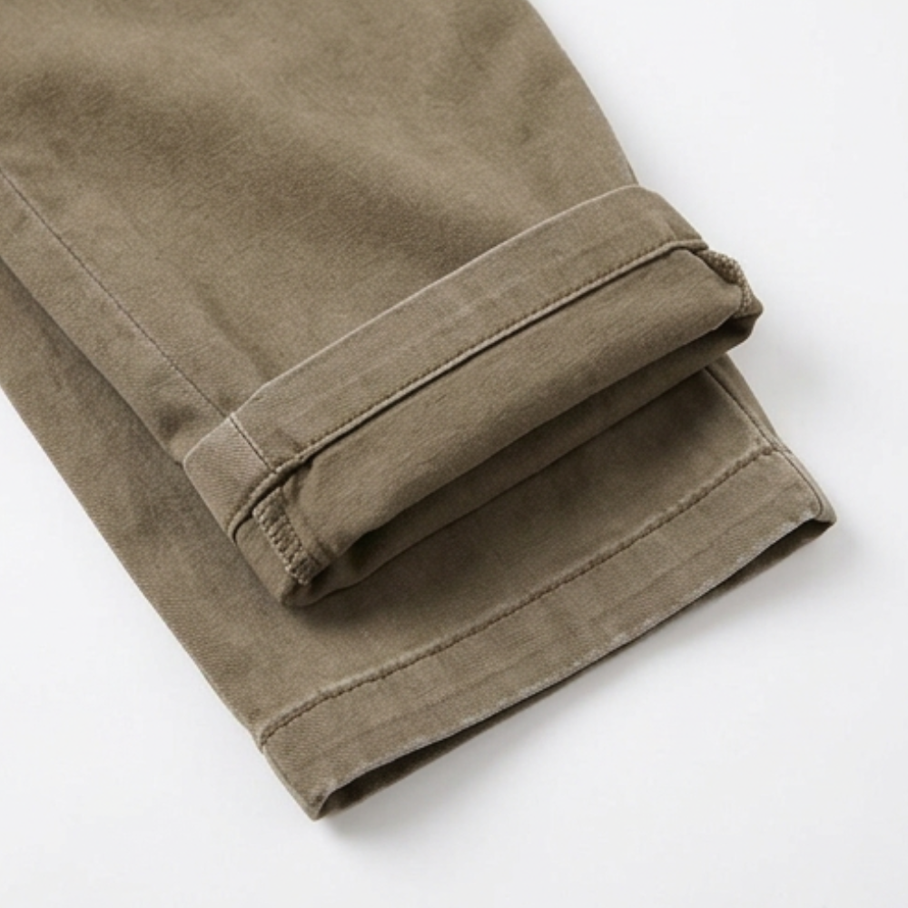 Hose mit hohem Bund und schmalem Bein für Damen