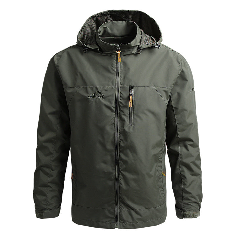 Jacke mit Kapuze und Stehkragen für Herren