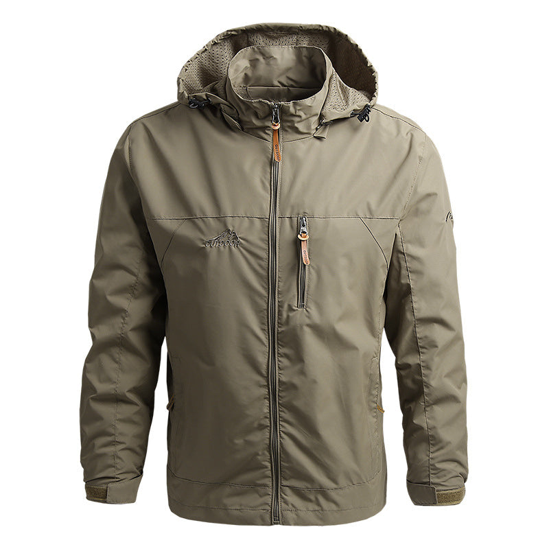 Jacke mit Kapuze und Stehkragen für Herren