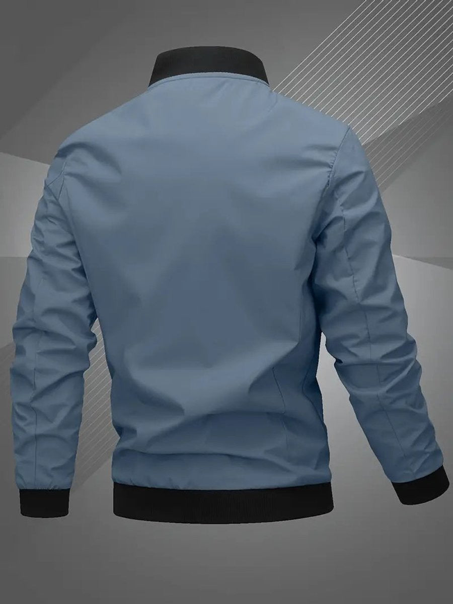 Jacken Herren Bomberjacke aus Polyester mit Baseball-Kragen