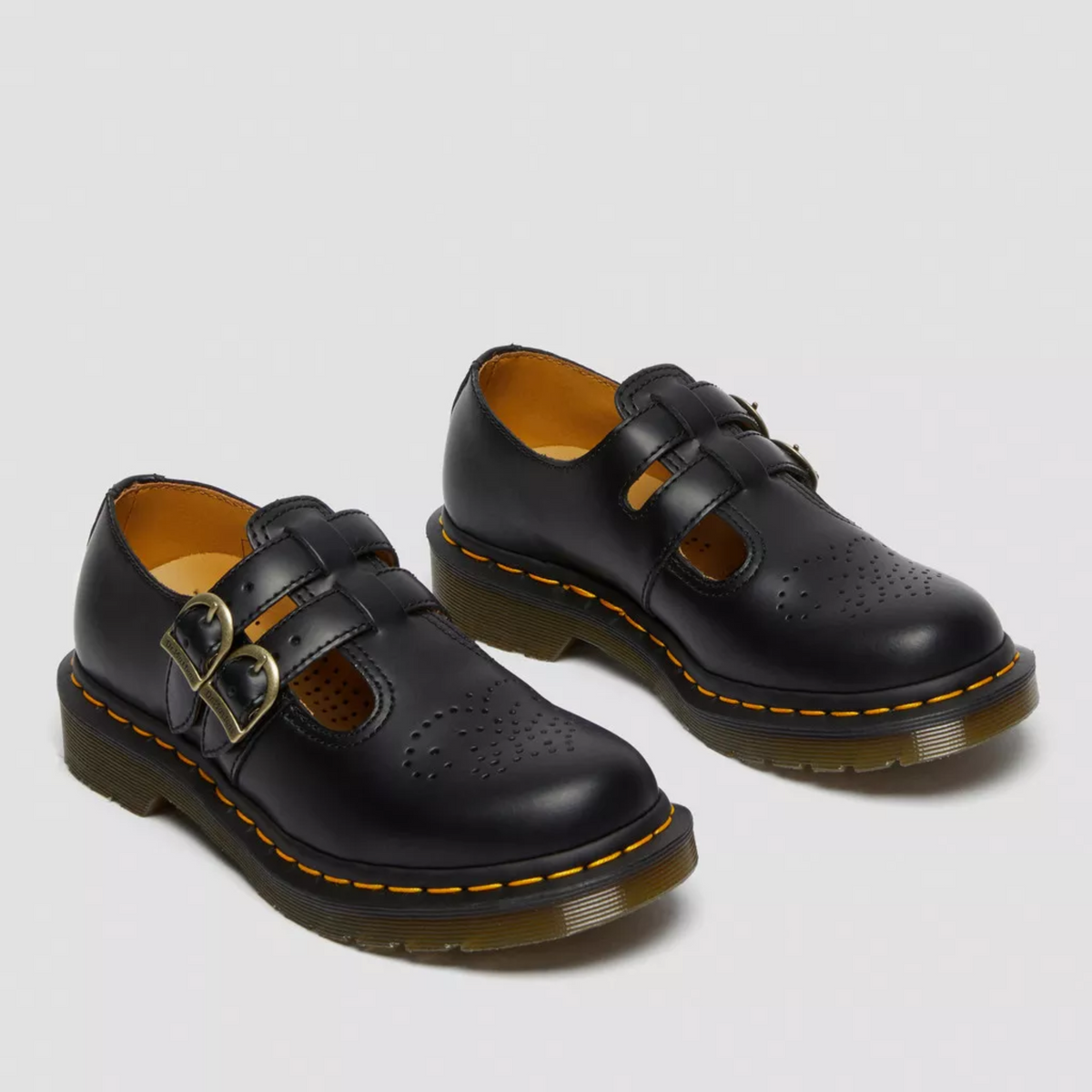 Mary Jane Schuhe mit Herzlochung und Schnallen für Damen