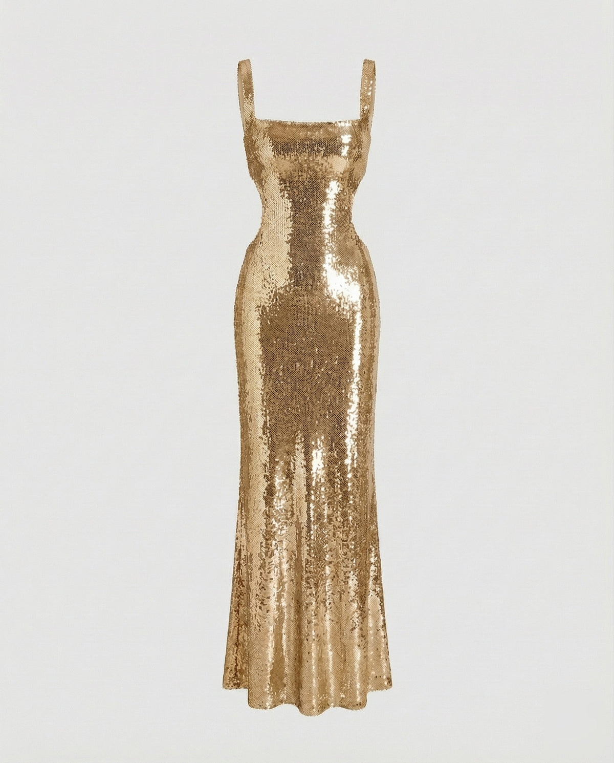 Pailletten Kleid mit Taillierung und Cut-Outs für Damen