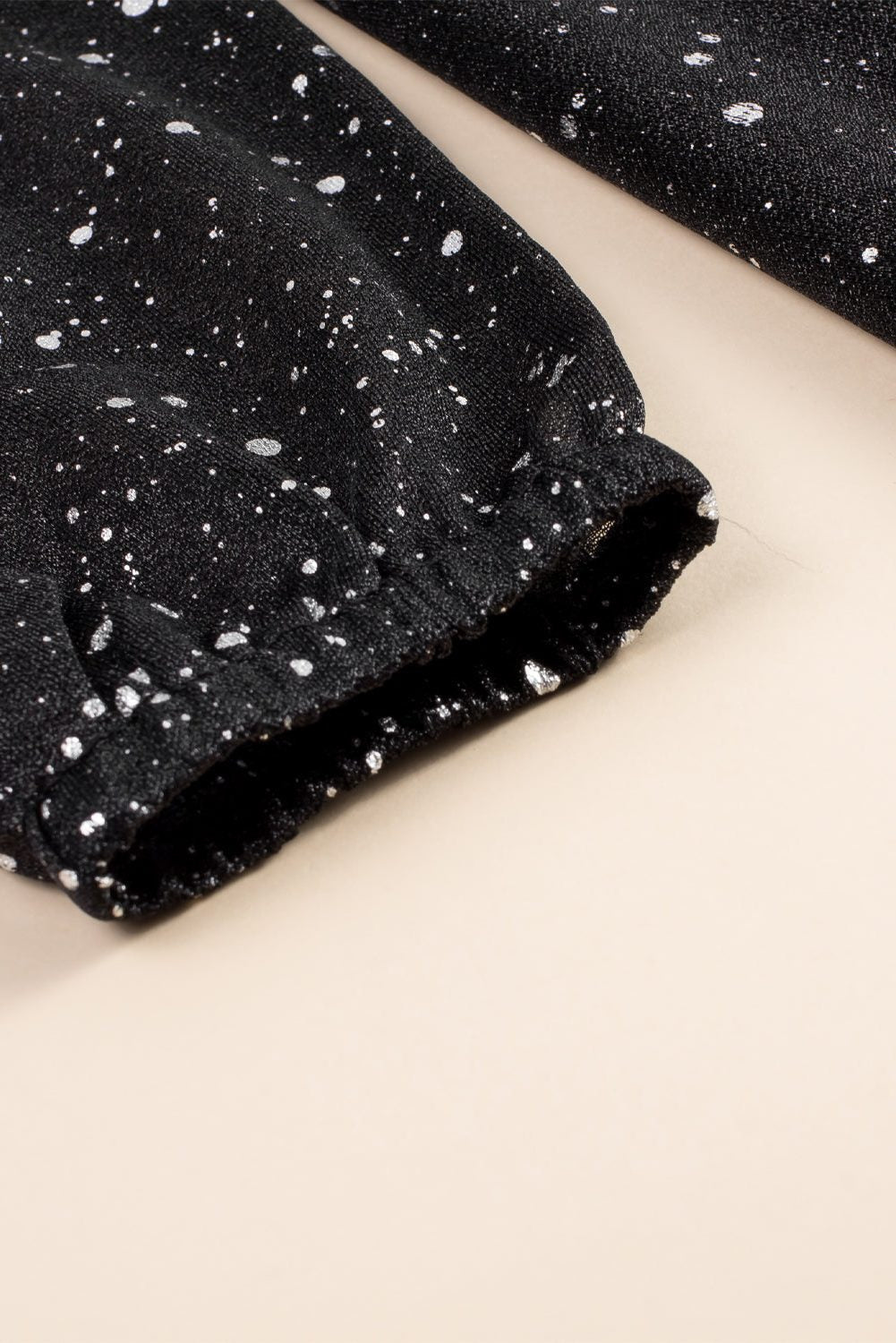 Pailletten Kleid mit Wickelschnitt und V-Ausschnitt für Damen