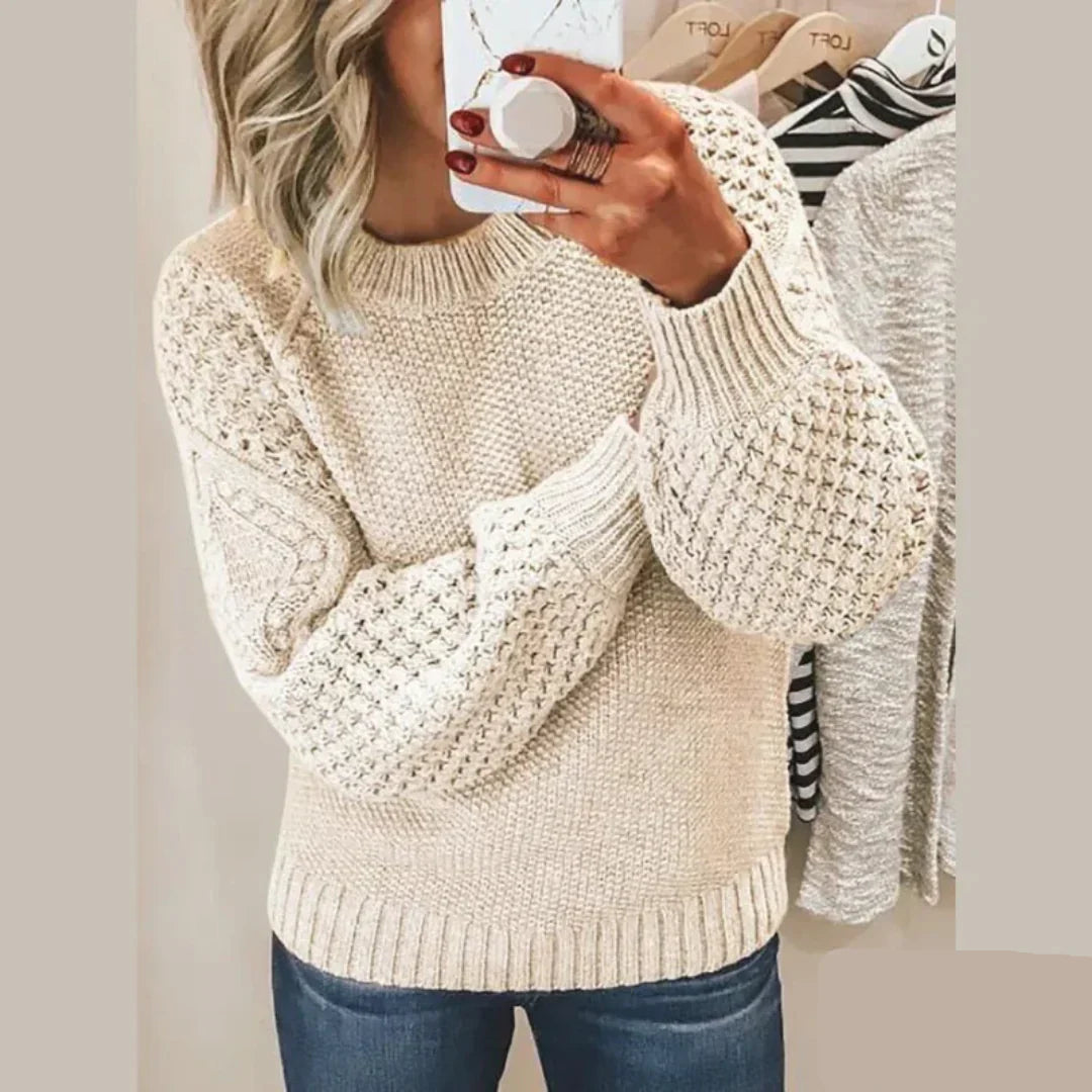 Pullis Damen Pullover in weichem Material mit lockerer Passform