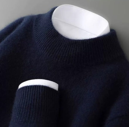Pullis Damen Strickpullover mit Rundhals und lockerer Passform
