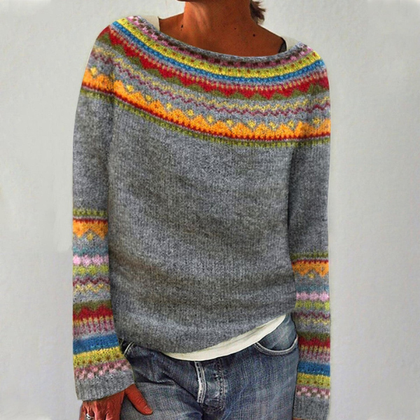 Pullover im Retro-Stil für Damen
