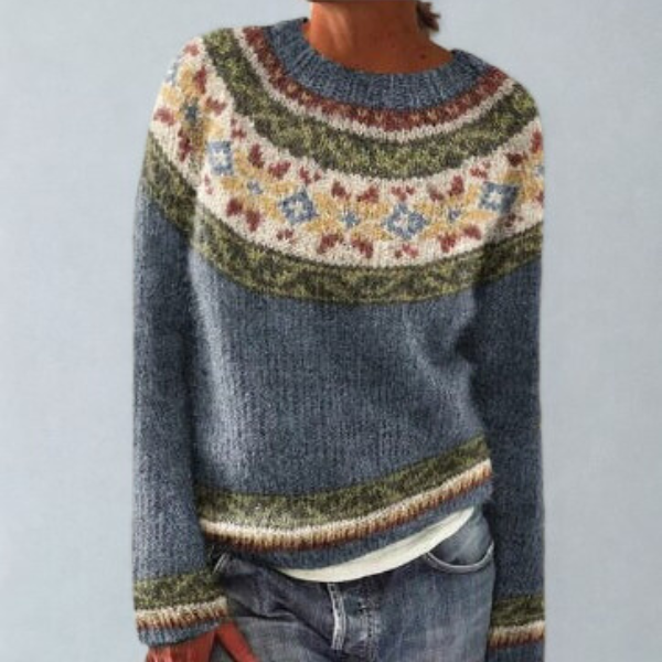 Pullover im Retro-Stil für Damen