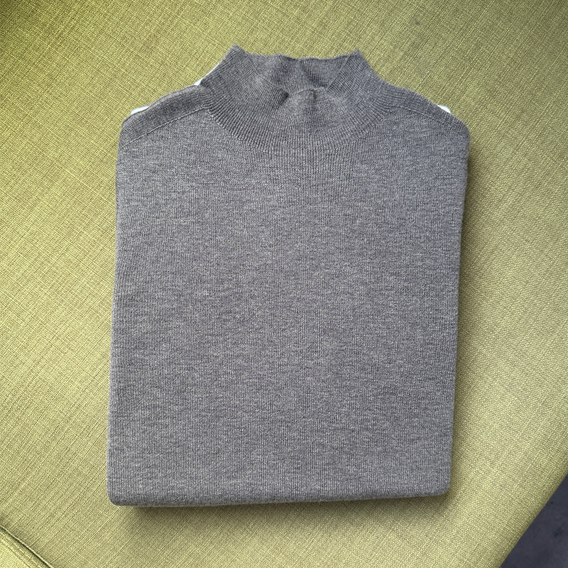 Pullover mit Feinstrick und halbhohem Kragen für Damen