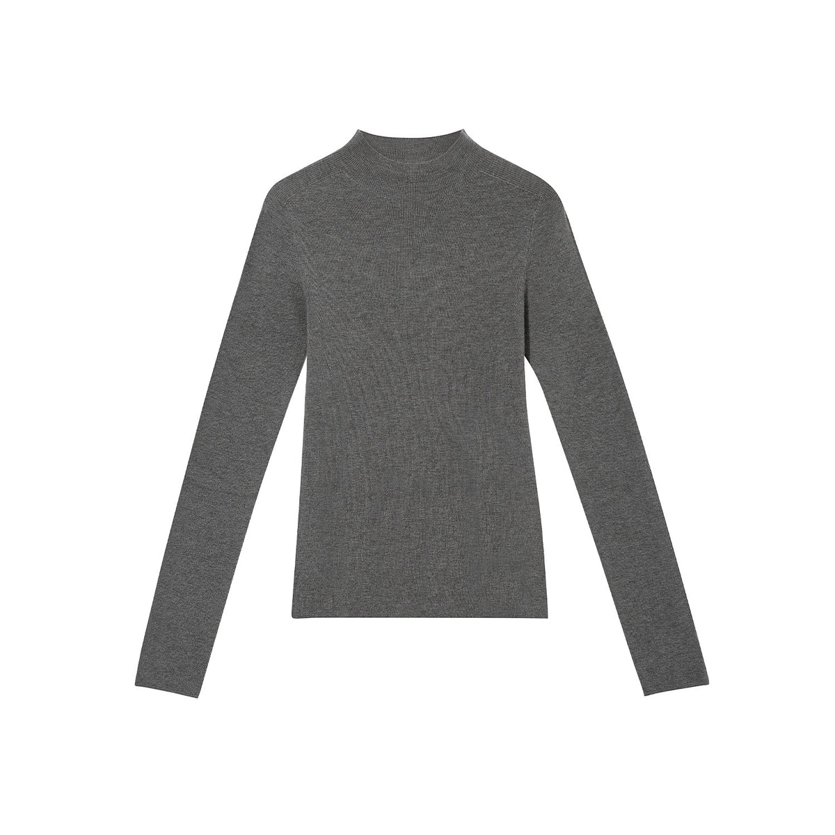 Pullover mit Feinstrick und halbhohem Kragen für Damen