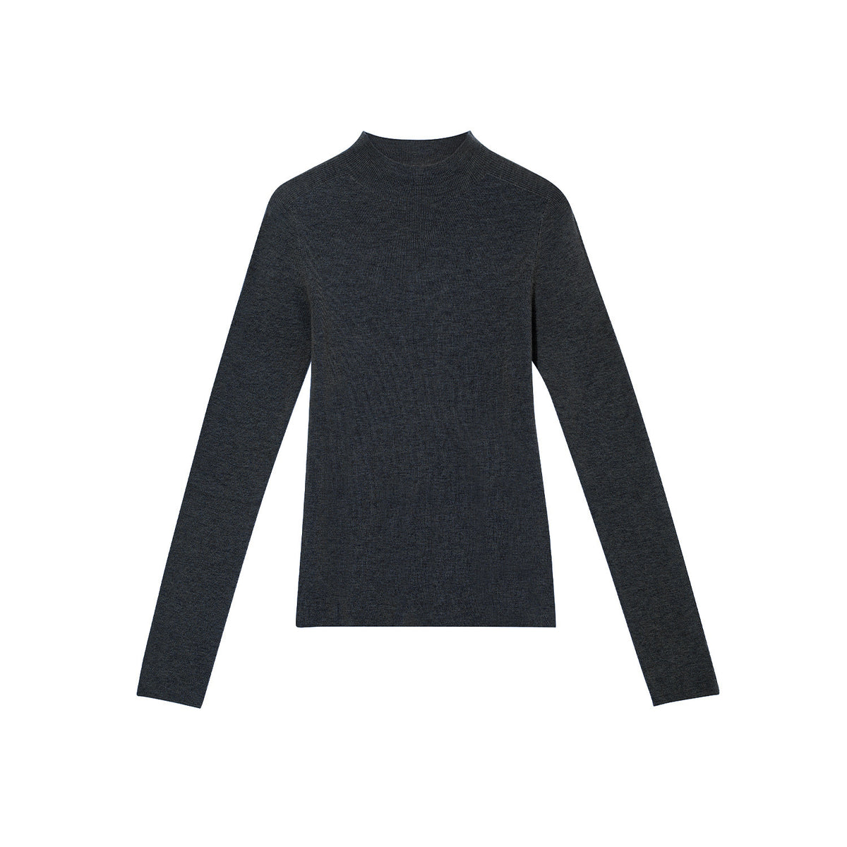 Pullover mit Feinstrick und halbhohem Kragen für Damen