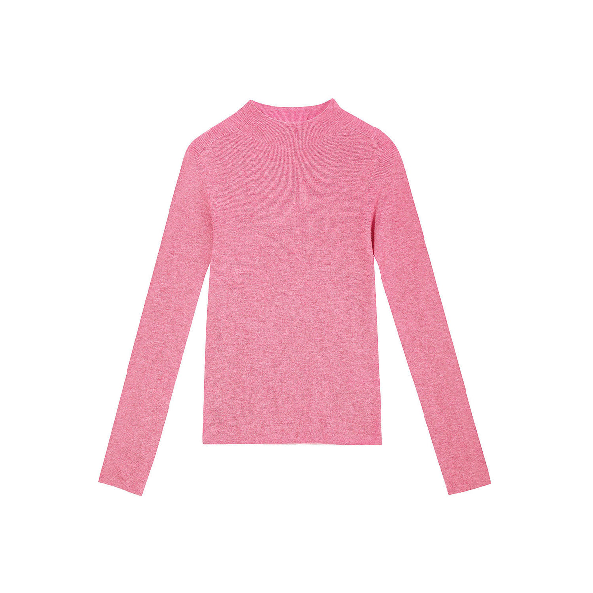 Pullover mit Feinstrick und halbhohem Kragen für Damen
